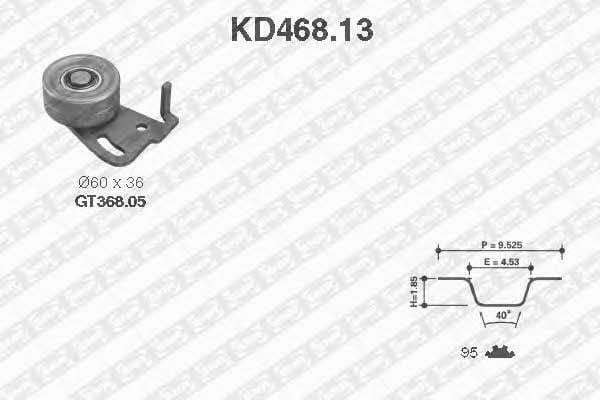 SNR KD46813 Комплект зубчастих ременів KD46813: Купити в Україні - Добра ціна на EXIST.UA!
