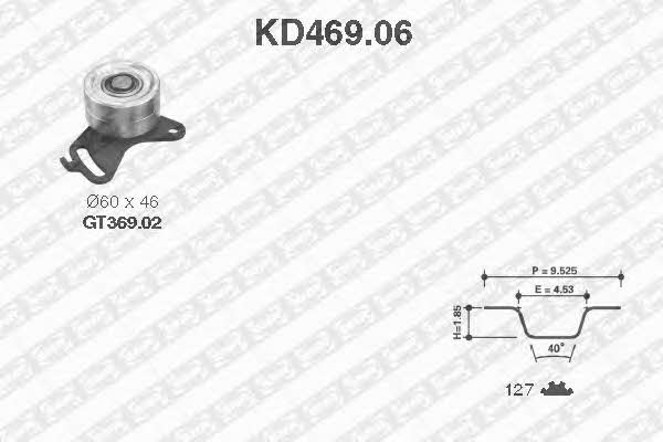 SNR KD46906 Комплект зубчастих ременів KD46906: Купити в Україні - Добра ціна на EXIST.UA!