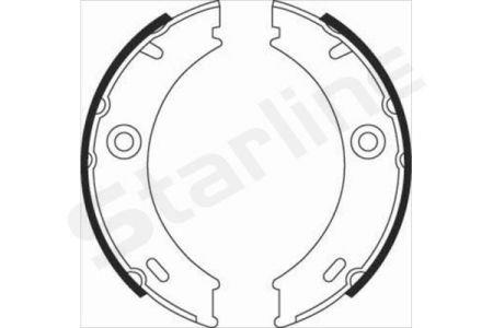BC07970 StarLine Колодки тормозные стояночного тормоза