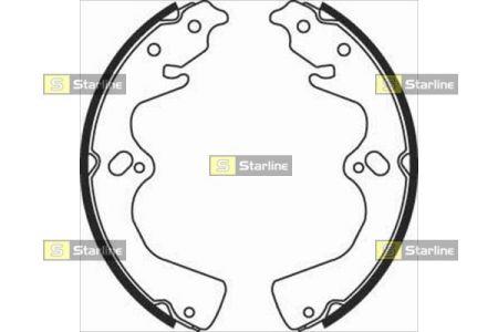 StarLine BC 08470 Колодки тормозные барабанные, комплект BC08470: Отличная цена - Купить в Украине на EXIST.UA! BC08470 StarLine Колодки тормозные барабанные, комплект