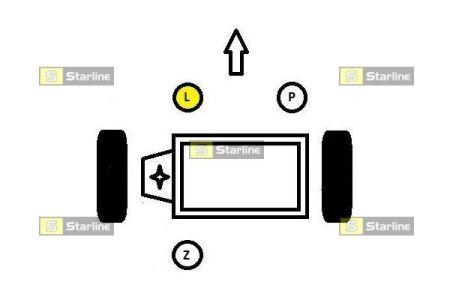 StarLine SM 0458 Подушка двигуна SM0458: Приваблива ціна - Купити в Україні на EXIST.UA! SM0458 StarLine Подушка двигуна