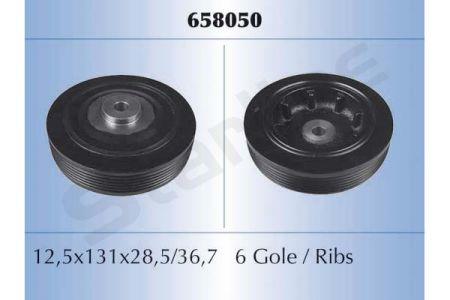 StarLine RS 658050 Шків колінчатого валу RS658050: Купити в Україні - Добра ціна на EXIST.UA!