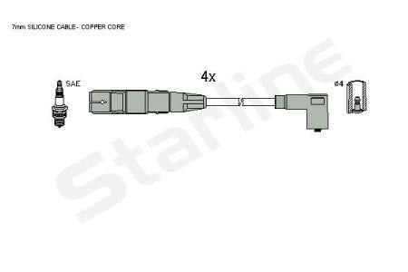 StarLine ZK 6651 Провода высоковольтные, комплект ZK6651: Отличная цена - Купить в Украине на EXIST.UA! ZK6651 StarLine Провода высоковольтные, комплект