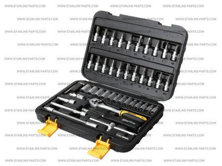 NRS4M46 StarLine Набор головок и бит, 1/4 ", 46 ед