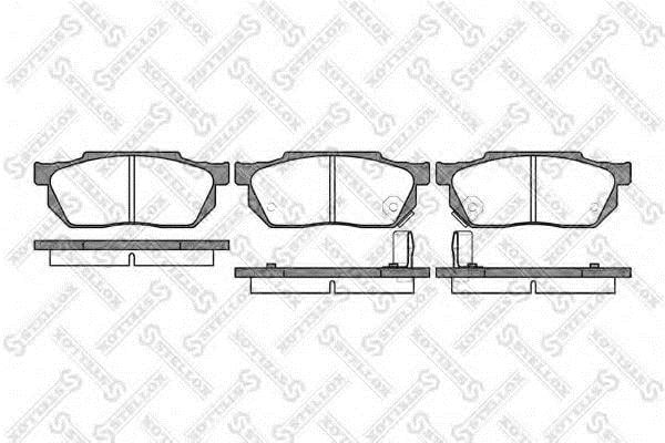 204002SX Stellox Тормозные колодки дисковые, комплект