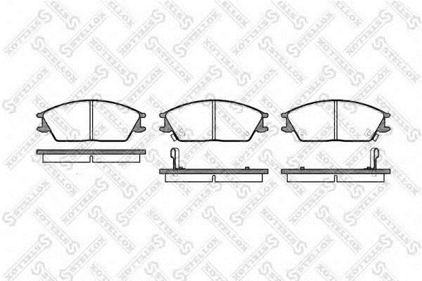 235002SX Stellox Тормозные колодки дисковые, комплект