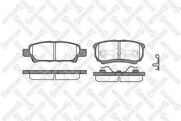 Тормозные колодки дисковые Citroen C-Crosser (Ситроен С-Кроссер): 1062002SX Stellox Тормозные колодки дисковые, комплект