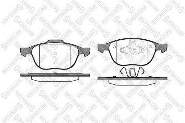 1093000BSX Stellox Тормозные колодки дисковые, комплект