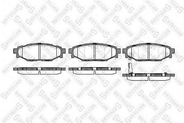 1147001SX Stellox Тормозные колодки дисковые, комплект