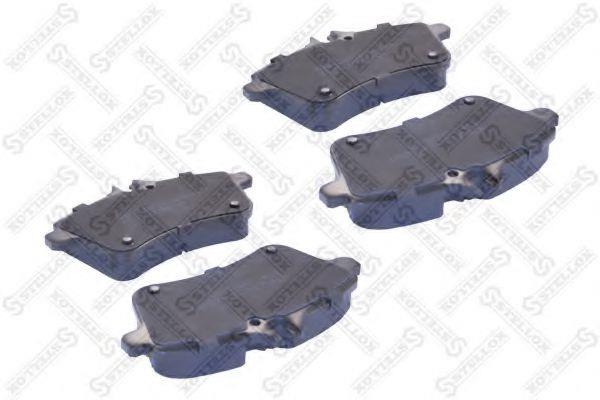 1141000BSX Stellox Тормозные колодки дисковые, комплект