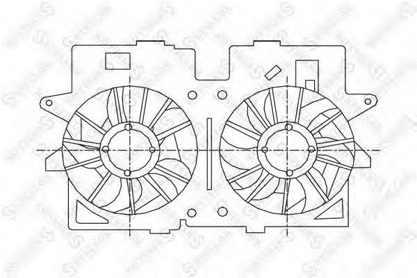 Stellox 29-99162-SX Вентилятор радіатора охолодження 2999162SX: Купити в Україні - Добра ціна на EXIST.UA!