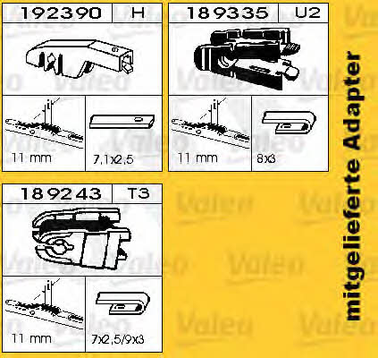 SWF 116181 Щітка склоочисника SWF Hblade 380 мм (15") 116181: Приваблива ціна - Купити в Україні на EXIST.UA!
