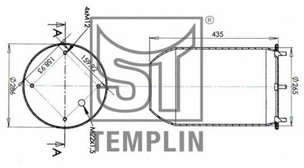 040606006660 Templin Кожух пневматичної ресори