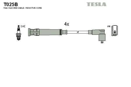 Tesla T025B Дроти високовольтні, комплект T025B: Приваблива ціна - Купити в Україні на EXIST.UA!