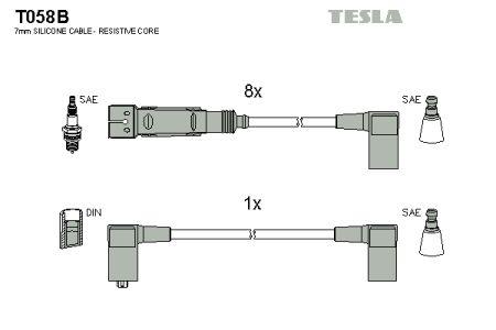 Tesla T058B Дроти високовольтні, комплект T058B: Купити в Україні - Добра ціна на EXIST.UA!