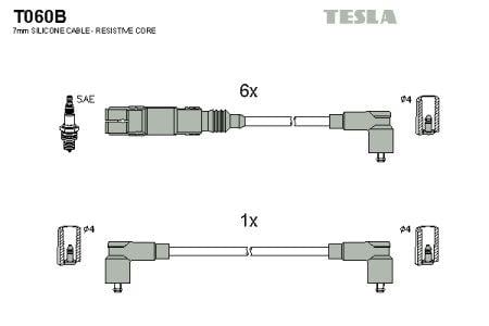 Tesla T060B Дроти високовольтні, комплект T060B: Купити в Україні - Добра ціна на EXIST.UA!
