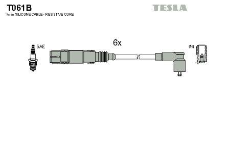 Tesla T061B Дроти високовольтні, комплект T061B: Купити в Україні - Добра ціна на EXIST.UA!