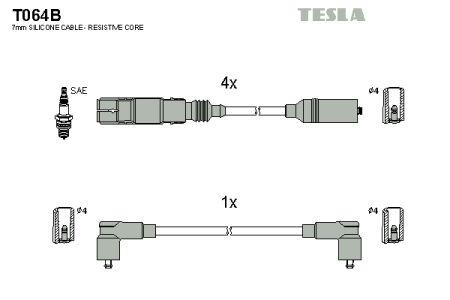 Tesla T064B Дроти високовольтні, комплект T064B: Купити в Україні - Добра ціна на EXIST.UA!