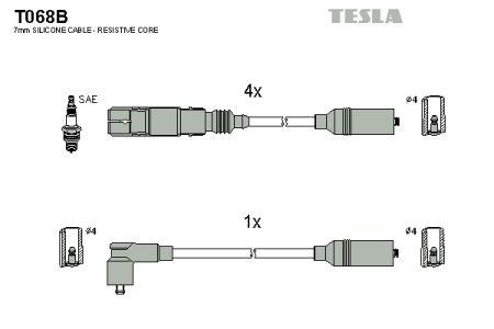 Tesla T068B Дроти високовольтні, комплект T068B: Купити в Україні - Добра ціна на EXIST.UA!