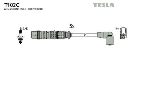 Tesla T102C Дроти високовольтні, комплект T102C: Купити в Україні - Добра ціна на EXIST.UA!