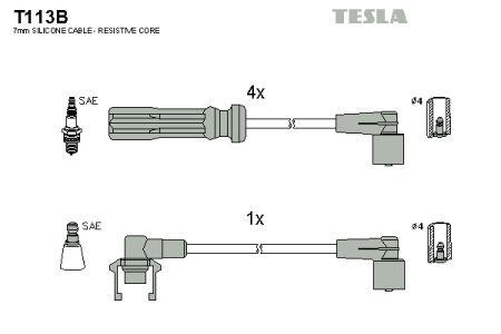 Tesla T113B Дроти високовольтні, комплект T113B: Купити в Україні - Добра ціна на EXIST.UA!