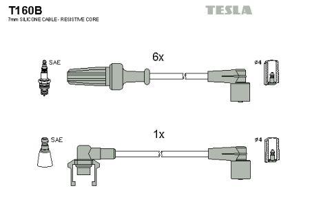 Tesla T160B Дроти високовольтні, комплект T160B: Купити в Україні - Добра ціна на EXIST.UA!