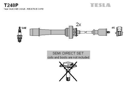 Tesla T248P Дроти високовольтні, комплект T248P: Купити в Україні - Добра ціна на EXIST.UA!