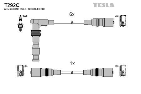Tesla T292C Дроти високовольтні, комплект T292C: Купити в Україні - Добра ціна на EXIST.UA!