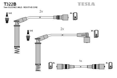 Tesla T322B Дроти високовольтні, комплект T322B: Купити в Україні - Добра ціна на EXIST.UA!