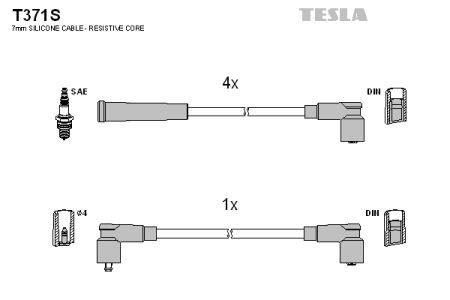 Tesla T371S Дроти високовольтні, комплект T371S: Купити в Україні - Добра ціна на EXIST.UA!