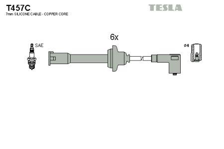 Tesla T457C Дроти високовольтні, комплект T457C: Приваблива ціна - Купити в Україні на EXIST.UA!