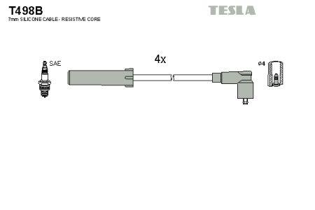 Tesla T498B Дроти високовольтні, комплект T498B: Купити в Україні - Добра ціна на EXIST.UA!