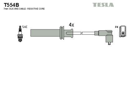 Tesla T554B Дроти високовольтні, комплект T554B: Купити в Україні - Добра ціна на EXIST.UA!
