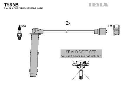 Tesla T565B Дроти високовольтні, комплект T565B: Купити в Україні - Добра ціна на EXIST.UA!
