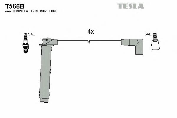 Tesla T566B Дроти високовольтні, комплект T566B: Купити в Україні - Добра ціна на EXIST.UA!