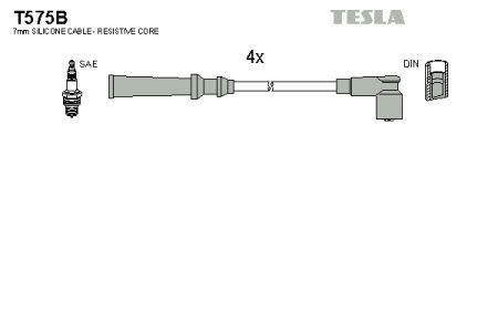 Tesla T575B Дроти високовольтні, комплект T575B: Купити в Україні - Добра ціна на EXIST.UA!