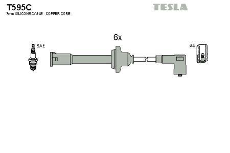 Tesla T595C Дроти високовольтні, комплект T595C: Купити в Україні - Добра ціна на EXIST.UA!