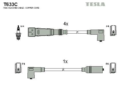 Tesla T633C Дроти високовольтні, комплект T633C: Купити в Україні - Добра ціна на EXIST.UA!