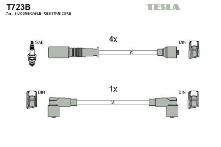 Tesla T723B Дроти високовольтні, комплект T723B: Купити в Україні - Добра ціна на EXIST.UA!