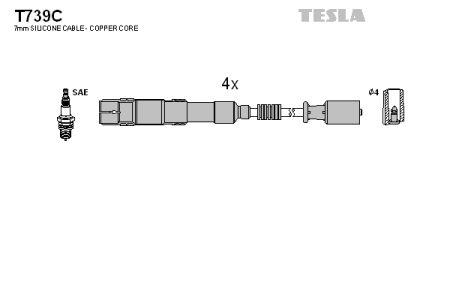Tesla T739C Дроти високовольтні, комплект T739C: Купити в Україні - Добра ціна на EXIST.UA!