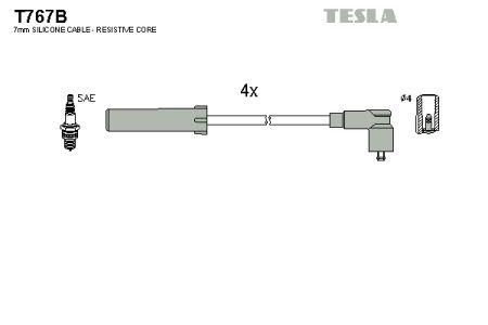 Tesla T767B Дроти високовольтні, комплект T767B: Купити в Україні - Добра ціна на EXIST.UA!