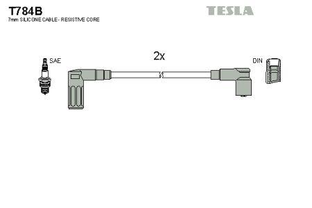 Tesla T784B Дроти високовольтні, комплект T784B: Купити в Україні - Добра ціна на EXIST.UA!