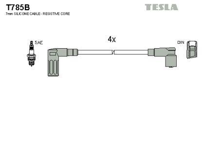 Tesla T785B Дроти високовольтні, комплект T785B: Купити в Україні - Добра ціна на EXIST.UA!