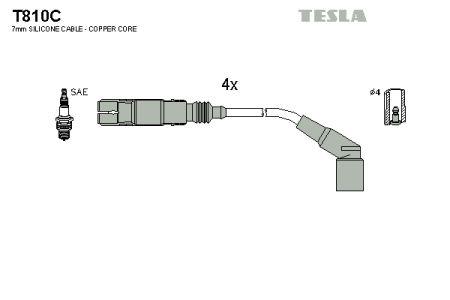 Tesla T810C Дроти високовольтні, комплект T810C: Приваблива ціна - Купити в Україні на EXIST.UA!