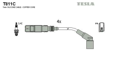 Tesla T811C Дроти високовольтні, комплект T811C: Купити в Україні - Добра ціна на EXIST.UA!