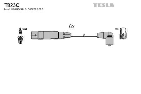 Tesla T823C Дроти високовольтні, комплект T823C: Купити в Україні - Добра ціна на EXIST.UA!