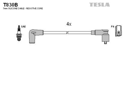 Tesla T830B Дроти високовольтні, комплект T830B: Купити в Україні - Добра ціна на EXIST.UA!