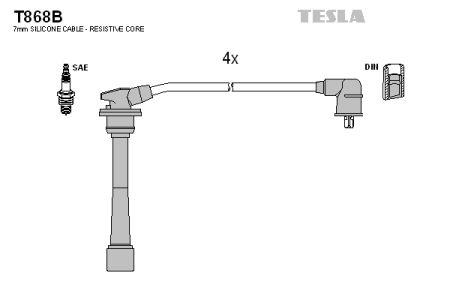 Tesla T868B Дроти високовольтні, комплект T868B: Купити в Україні - Добра ціна на EXIST.UA!