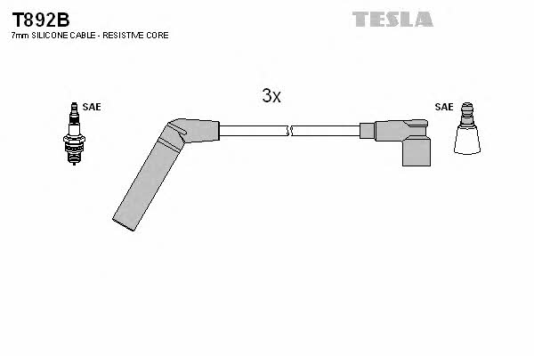 Дроти високовольтні, комплект Tesla T892B