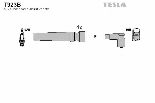 Провода высоковольтные, комплект Tesla T923B